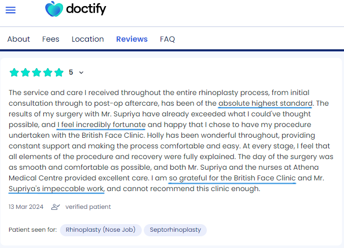 Rhinoplasty review