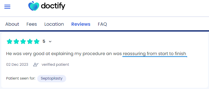 Rhinoplasty review