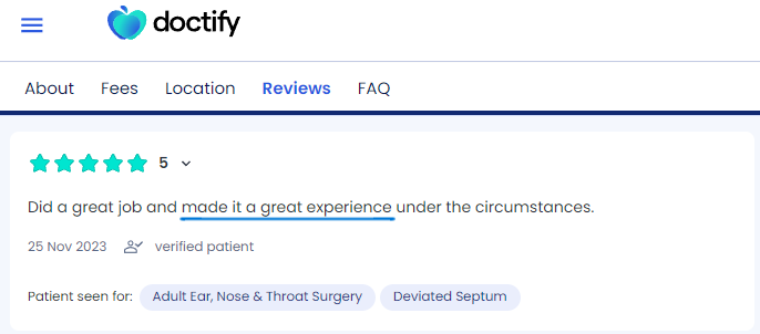 Rhinoplasty review